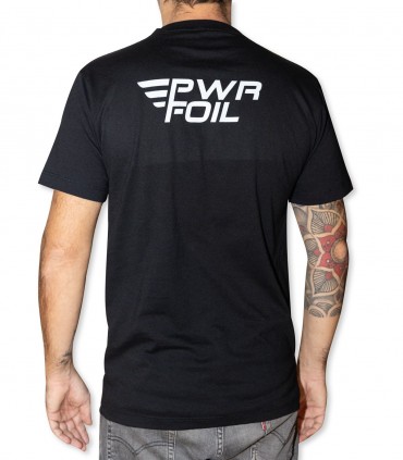 CAMISETA NEGRA PWR-FOIL VINTAGE